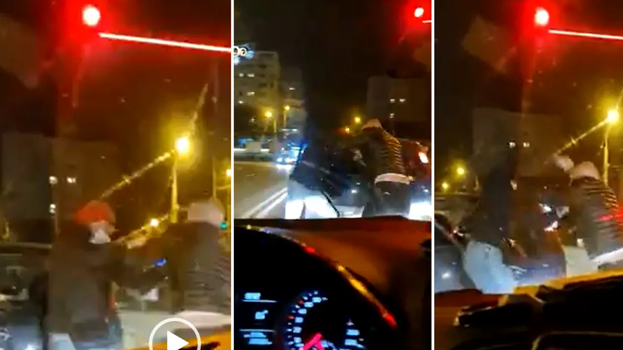 Doi șoferi din Iași s-au bătut în trafic ca-n ringul de box. Imaginile violente au fost filmate de un martor | FOTO