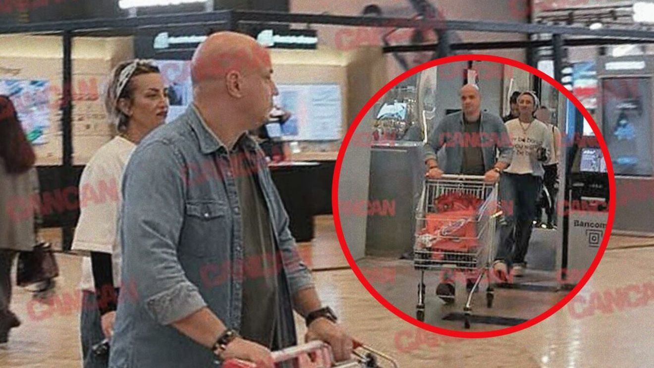 Giulia Anghelescu și soțul, shopping cu țintă precisă. Vlad Huidu s-a lipit de o crăciuniță