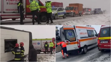 Accident teribil în Vaslui. A fost nevoie să se activeze planul roșu de intervenții. Primul bilanț emis este înfiorător