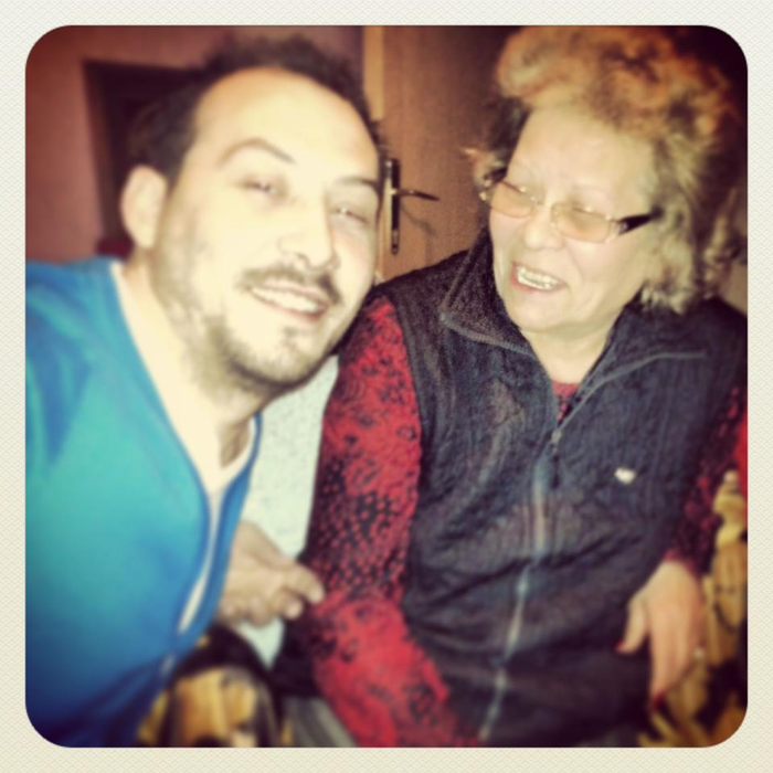 Ștefan Stan alături de mama lui