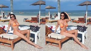 Regina R&B-ului, surprinsă pe plaja din Mamaia! Artista le dă clasă puștoaicelor