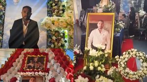 Coroană funerară spectaculoasă la priveghiul lui Costel Corduneanu! Cum arată aranjamentul de 3 metri care poate intra în Cartea Recordurilor