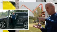 Gigi Becali și-a “inspectat” șantierele și terenurile la bordul Bentley-ului de un sfert de milion €. L-am filmat în timp ce dădea “indicații prețioase”