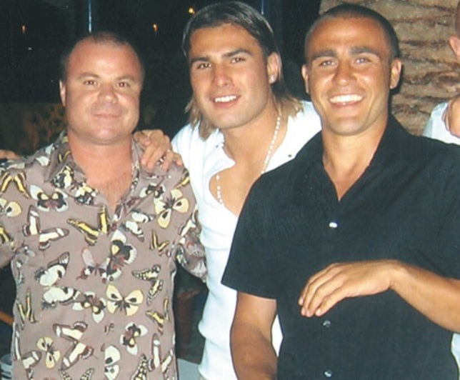 Nicu Gheară, alături de Adrian Mutu şi Fabio Cannavaro