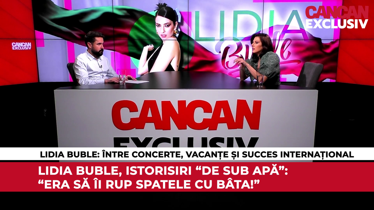 Lidia Buble este invitată în cea mai recentă ediție a emisiunii CANCAN EXCLUSIV (Foto: captură video)