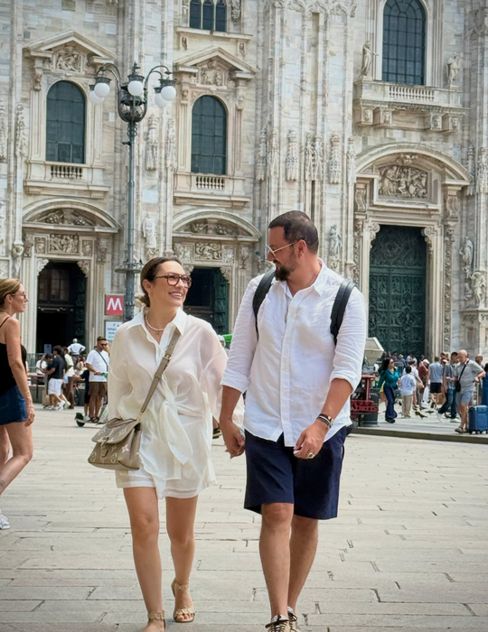 Imagini speciale din vacanța familiei Măruță. După Spania, s-au ”mutat” în Italia