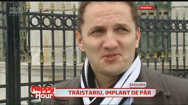 Sătul de medicii din România, Trăistariu s-a dus in Turcia să-şi facă implant de păr: E veşnica mea dramă