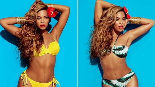 Gafa COLOSALA de Photoshop! Beyonce a aparut asa in cea mai urata poza posibila: "E oribil. Se vede clar ca imaginea e editata"