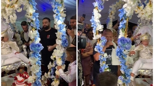 Florin Salam și Nicolae Guță au făcut spectacol la un eveniment privat. Dedicațiile au curs gârlă până în zorii zilei