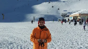 Edmond Talmacean a lasat muzica pentru sport. Politicianul – dansator s-a facut schior!