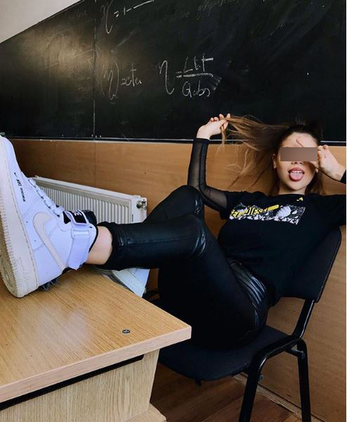 Ea este iubita lui Abi Talent, pe care artistul a ținut-o în secret