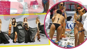 Sexy-cvartetul ”Amadeus”, dezbrăcat de inhibiţii. Au dat instrumentele pe costumele de baie!