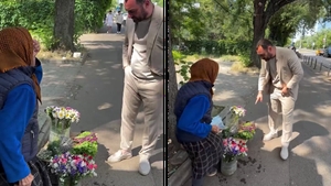 Ce a făcut Pescobar când a văzut o bunicuță care vindea flori pe o stradă din Capitală. Gestul lui s-a viralizat rapid!