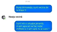 BANCUL DE MIERCURI | ”Vecine, tu ai sare?”