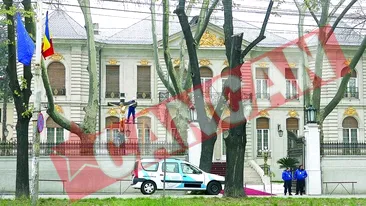 Gigi Becali si-a ridicat o cruce in curtea de la Palat