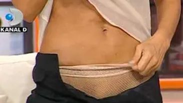 VIDEO Daniela Gyorfi si-a dat pantalonii jos la televizor!