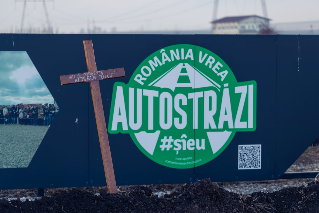 Ștefan Mandachi și-a ”îngropat” primul metru de autostradă din Moldova: ”Dacă românii ar fi vrut autostrăzi, le-ar fi avut”
