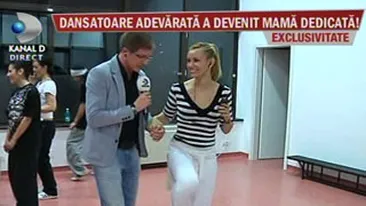 VIDEO Oana Ionita danseaza in fiecare seara! Se mentine in forma si se si distreaza pe masura!