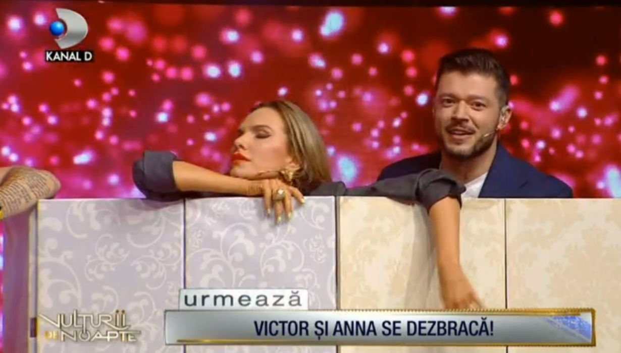 Anna Lesko a rămas fără sutien la Kanal D! Cum a reacționat Victor Slav