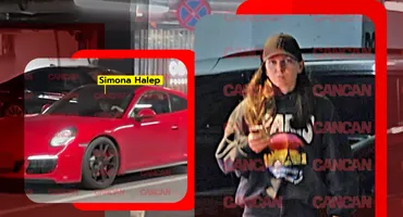 Ex-liderul WTA a fost cu șoferul la mall, dar nu a părut în apele ei, după ce a coborât din superbul Porsche Carrera 4. Ce-ai pățit, Simo?