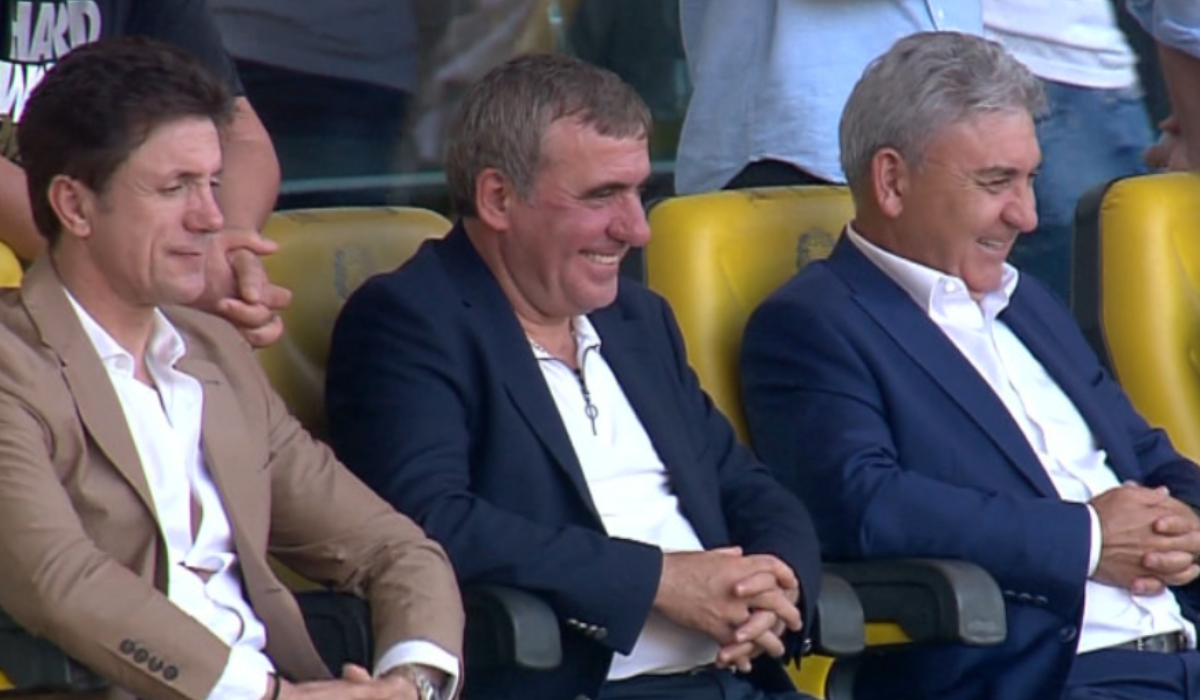 Stere Halep, Gică Hagi și Gică Popescu/ Foto: Captură DigiSport