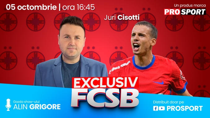 EXCLUSIV FCSB, azi de la 16:45. Juri Cisotti, în premieră în fața fanilor roș-albaștri: ce spune despre Reghecampf și care e anunțul de zile mari al mijlocașului