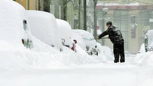 Iarna in toata regula la munte! Stratul de zapada a atins 10 centimetri