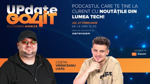 Jaxi dezvăluie secretele streaming-ului și gaming-ului profesionist în „Update Go4it”