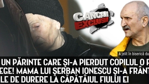 Doar un părinte care şi-a pierdut copilul o poate înţelege! Mama lui Şerban Ionescu, îndurerartă la căpătâiul fiului ei