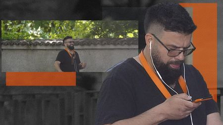 Cum l-am surprins pe Edi Stancu, în buricul Capitalei. Faimosul coregraf ”forțează” silueta!