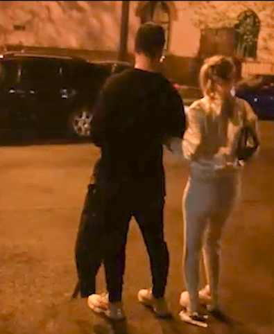 Cei doi au stat în club până la 1:30