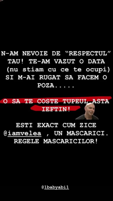 Antonia i-a răspuns lui Abi Talent, după ce a umilit-o în public