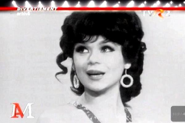 Imagine din tinereţea Cristinei Stamate. Era considerată una dintre cele mai frumoase actriţe din România