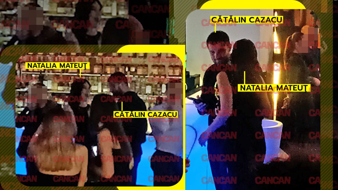 Cătălin Cazacu și Natalia Mateuț, din nou împreună, în club, deși neagă că ar forma un cuplu. Șușoteli periculoase, cocktailuri cu vodcă și… Imagini tari aici!