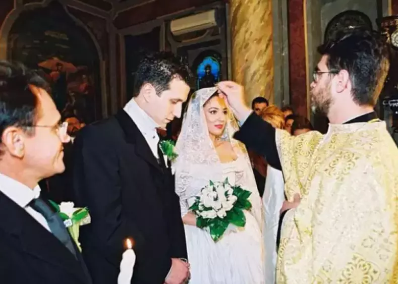 Imagini RARE de la nunta lui Andi Moisescu cu Olivia Steer. Evenimentul fastuos a avut loc la Casa Doina din București
