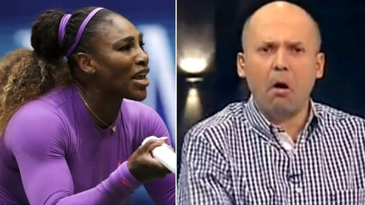Serena Williams l-a făcut celebru pe Radu Banciu, după ce acesta a făcut-o maimuță! Presa mondială critică aspru comportamentul prezentatorului TV