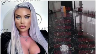 Ce a mai rămas din penthouse-ul de 500.000 de euro al Loredanei Chivu, după ce fostul iubit a făcut prăpăd! VIDEO