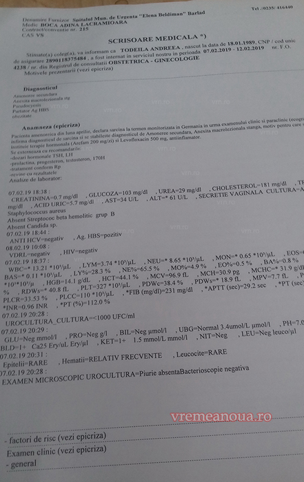 Caz unic la Maternitatea Vaslui. O femeie a născut un copil invizibil