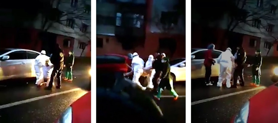 Medicii și polițiștii l-au prins din urmă pe pacientul cu COVID-19 și l-au dus înapoi la spital