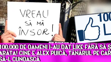 100.000 de oameni i-au dat LIKE fara sa stie cum arata! Cine e Alex Puica, tanarul pe care toti vor sa-l cunoasca