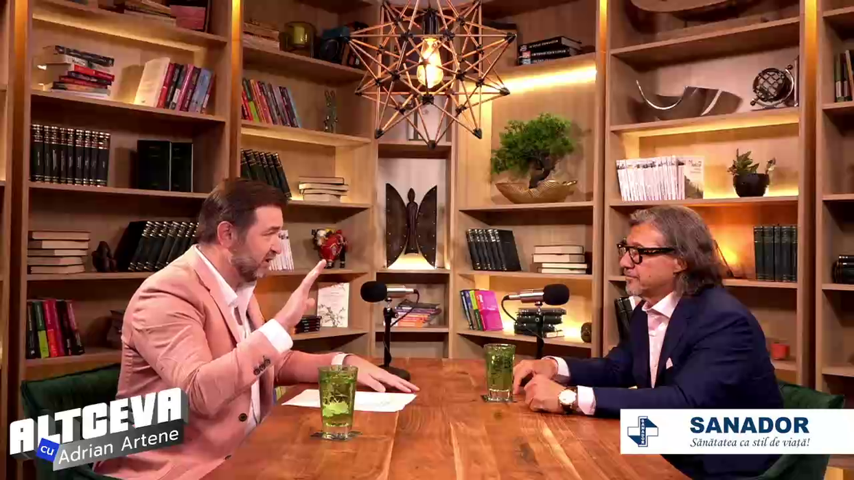 Cea mai recentă ediție a podcastului "ALTCEVA cu Adrian Artene" l-a găzduit pe Ladislau Kristof, specialist în arta de a trăi bine (Foto: captură video)