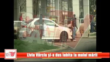 Liviu Varciu, un romantic incurabil! Si-a dus iubita pe plaja doar ca sa o sarute la malul marii