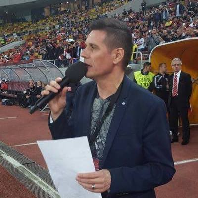 Nicu Grameni este crainic la partidele pe care Dinamo le dispută pe teren propriu
