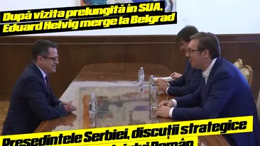 Președintele Serbiei, discuții strategice cu directorul Serviciului Român de Informații / VIDEO