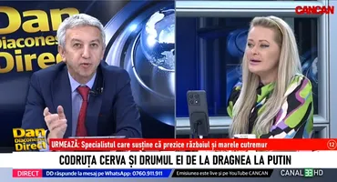 De ce și-ar fi dat Vladimir Putin demisia din KGB. Codruța Cerva face dezvăluiri la Dan Diaconescu în Direct