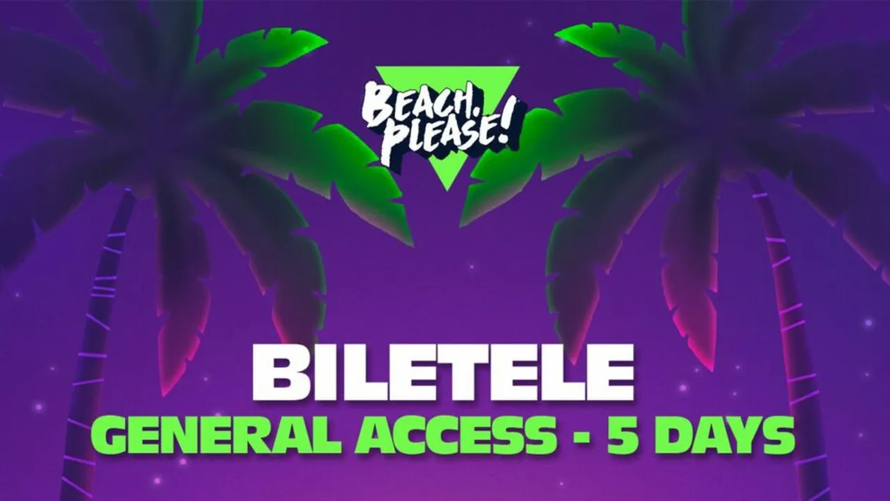 Val nou de bilete pentru BEACH, PLEASE! Tichetele s-au pus în vânzare și sunt limitate!