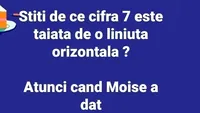 BANCUL ZILEI | De ce cifra 7 este tăiată de o liniuță orizontală