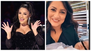 Andra, surprinsă cu un bebeluș în brațe: ”Deci nu ne mai ascundem. Recunoști? Da, e al nostru!”