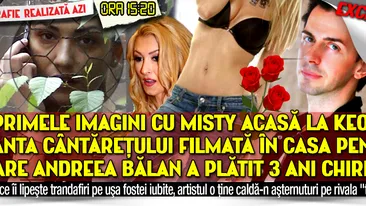 Primele imagini cu Misty acasa la Keo! Amanta cantaretului filmata azi in casa pentru care Andreea Balan a platit 3 ani chirie!