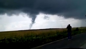 VIDEO. Tornadă în Teleorman, imagini senzaționale